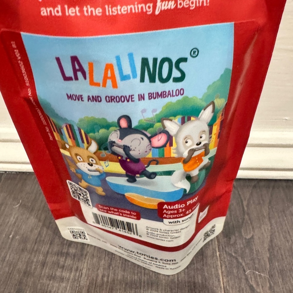 NWT Tonies Lalalinos Scout Purple and Gray Audio Music Character Kids Toddler - Picture 4 of 4